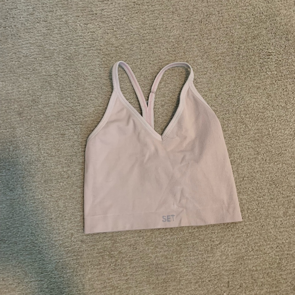 SET Active Sculptflex Ribbed V Bra Sz S